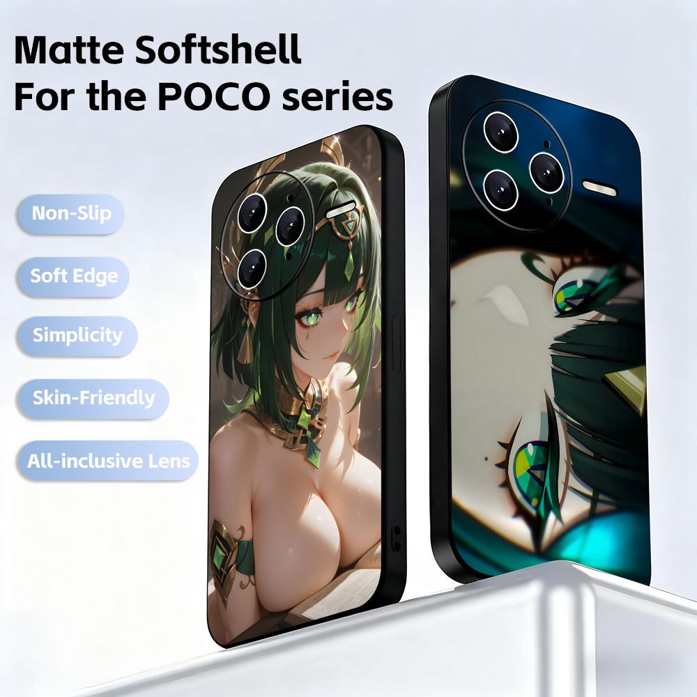 Xiaomi Poco X6 - Genshin Impact Nefer Handyhülle für Xiaomi
