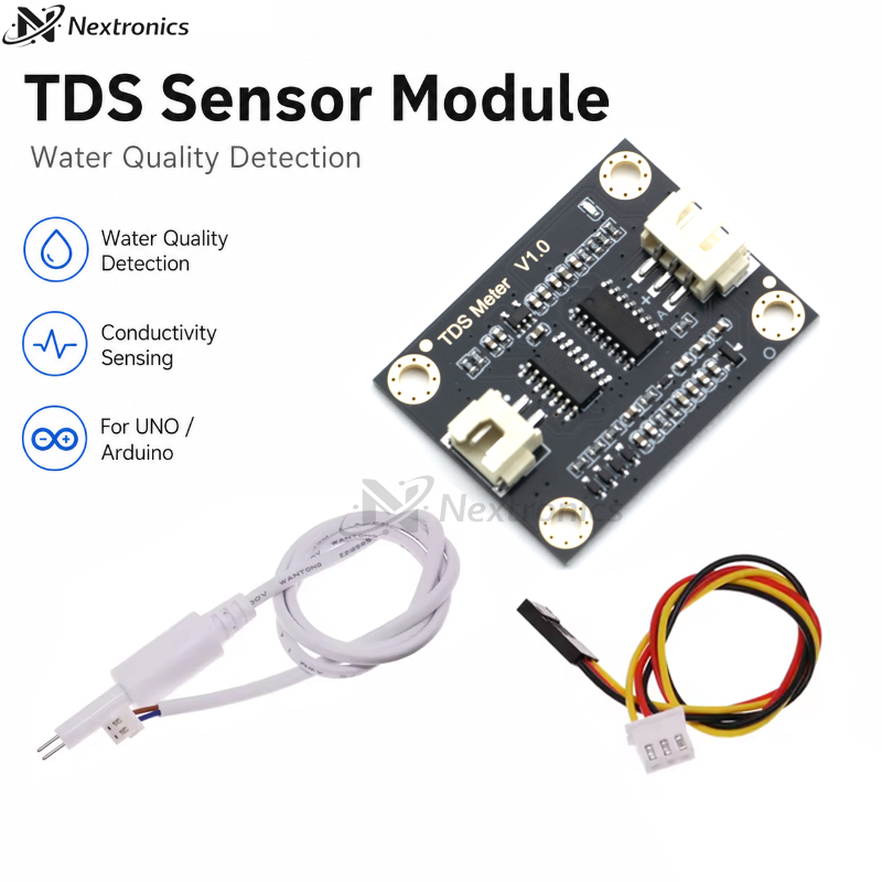 Hydration Sensor Skin - 1 Stück TDS-Sensor-Messgerät V1.0 Wasserqualitätssensor-Modul Analoger