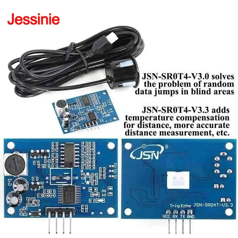 Hydration Sensor Skin - JSN-SR04T JSN SR04T 3.3 Wasserdichtes Ultraschallmodul