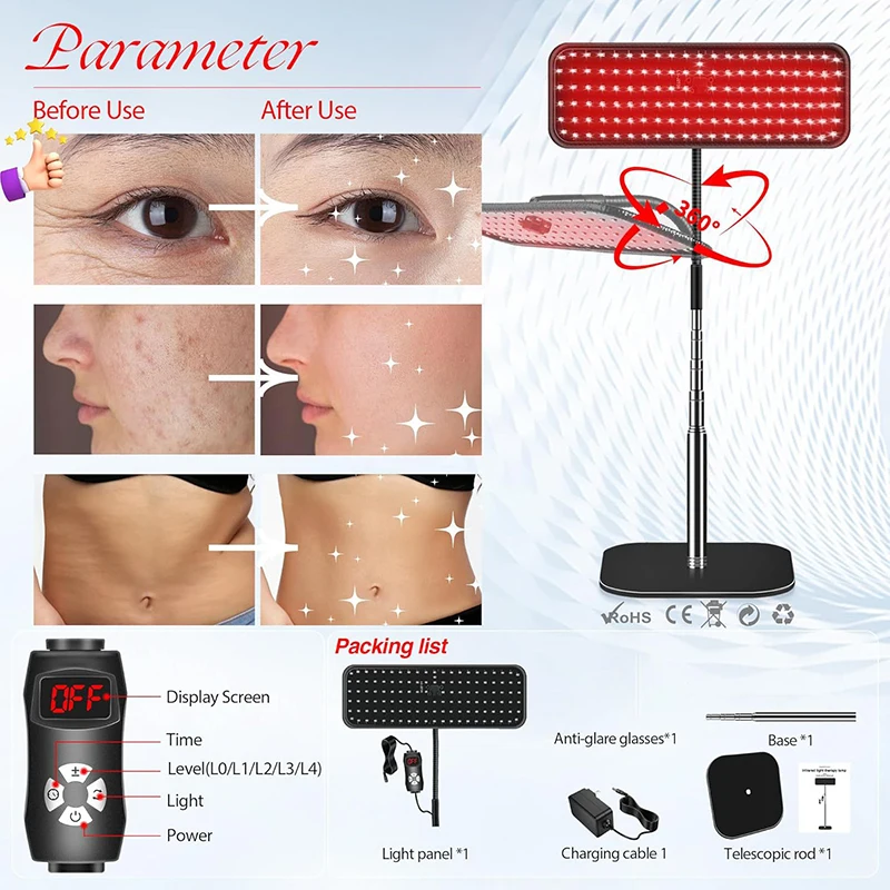 660 nm 850 nm LED-Rotlichtther – Galvanic Skin Sensor Bewertung und Preis