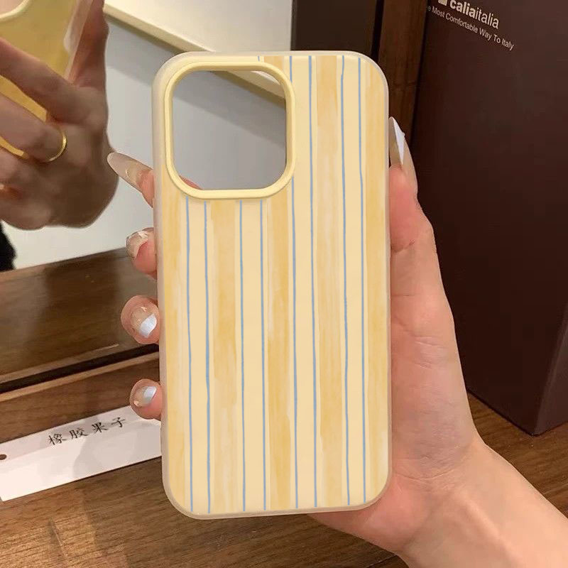 Stilvolle gelb gestreifte Hand – Samsung Galaxy A55 Bewertung und Preis