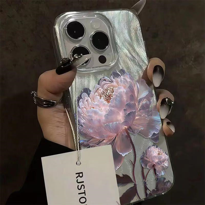 Rosa Pfingstrosen-Lotus-Muster – Samsung Galaxy A55 Bewertung und Preis